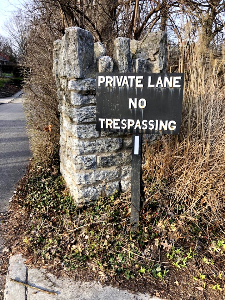 Stingy Sign, Dexter Place, East Walnut Hills, Cincinnati, … 