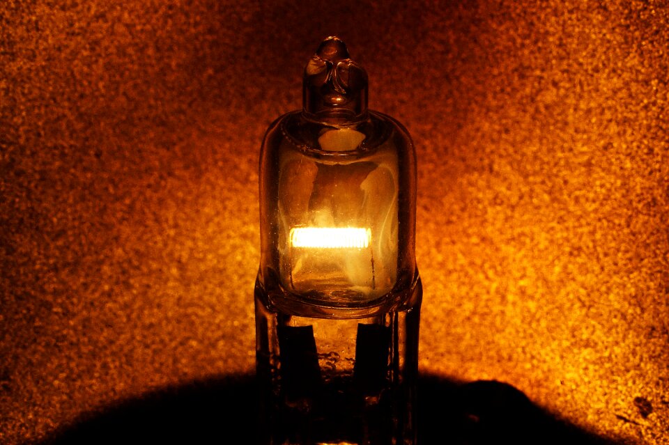 Macro macro photography brown lamp