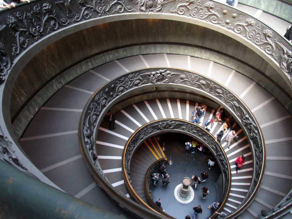 Museum stairs rome