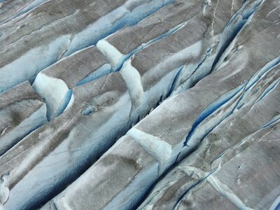 Alaska blue ice photo
