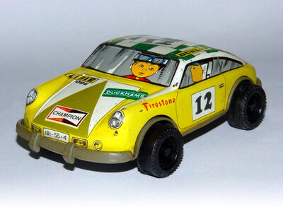 Race car tin vintage