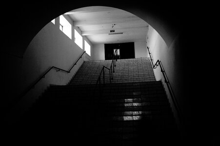 Black white temple