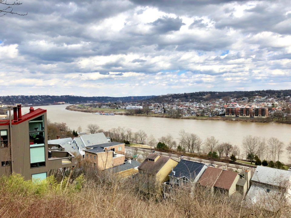 View from Hatch Street, Mount Adams, Cincinnati, OH 