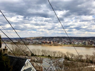 View from Fort View Place, Mount Adams, Cincinnati, OH 