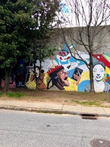 Murals, Tennelle Street, Cabbagetown, Atlanta, GA 