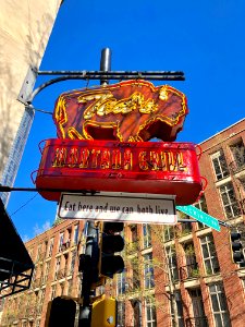 Ted's Montana Grill Sign, Atlanta, GA 