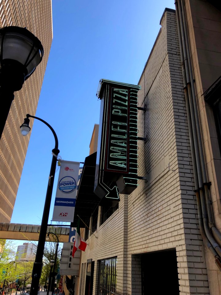 Amalfi Pizza Sign, Atlanta, GA 