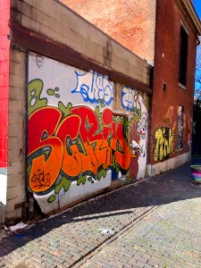 Mural, Bolivar Alley, Pendleton, Cincinnati, OH 