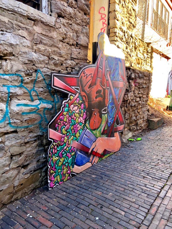Mural, Bolivar Alley, Pendleton, Cincinnati, OH 