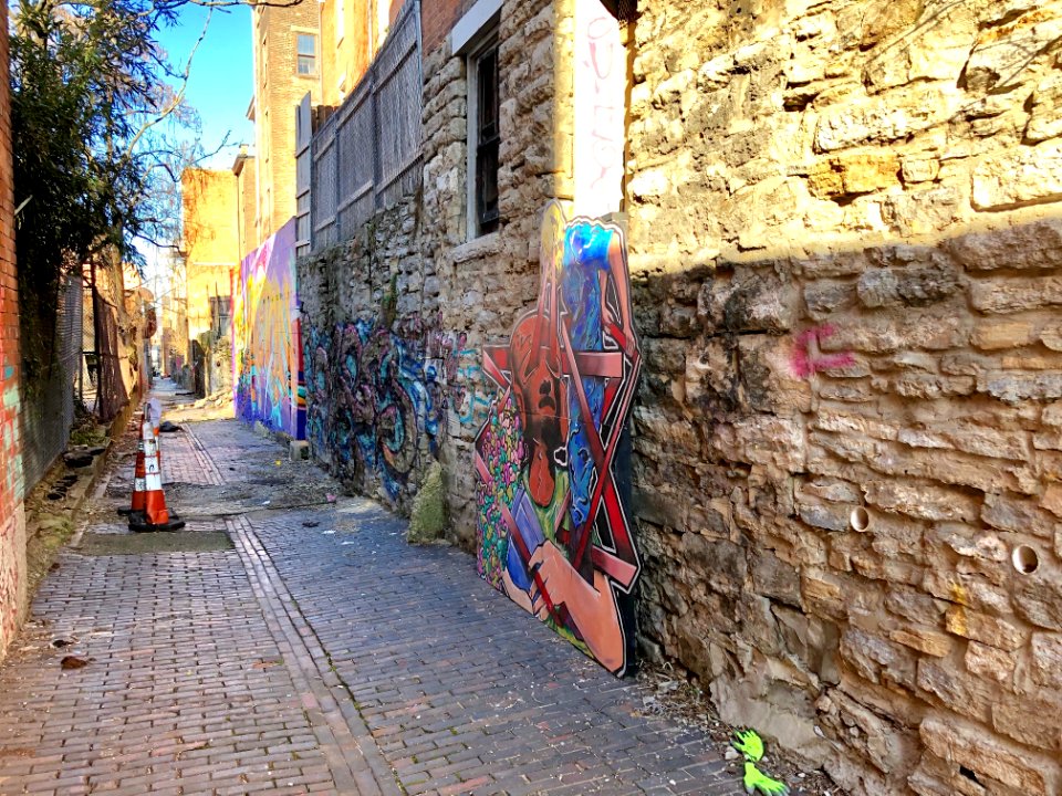 Mural, Bolivar Alley, Pendleton, Cincinnati, OH 