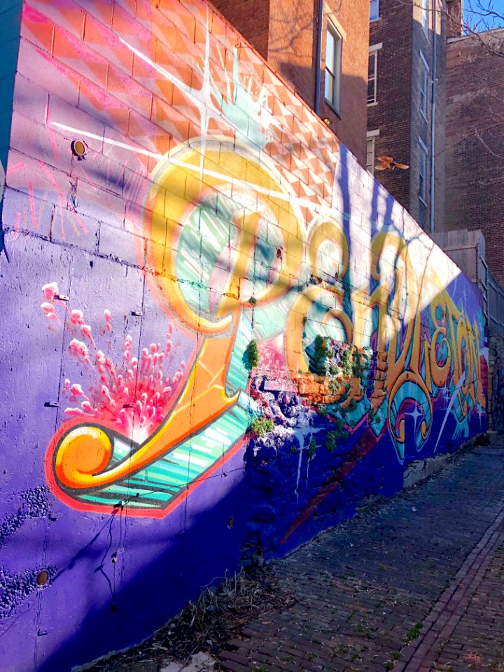 Mural, Bolivar Alley, Pendleton, Cincinnati, OH 
