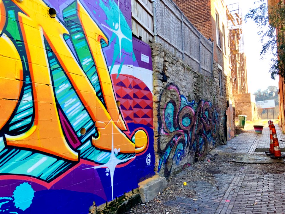 Mural, Bolivar Alley, Pendleton, Cincinnati, OH 