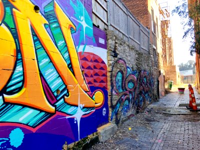 Mural, Bolivar Alley, Pendleton, Cincinnati, OH 