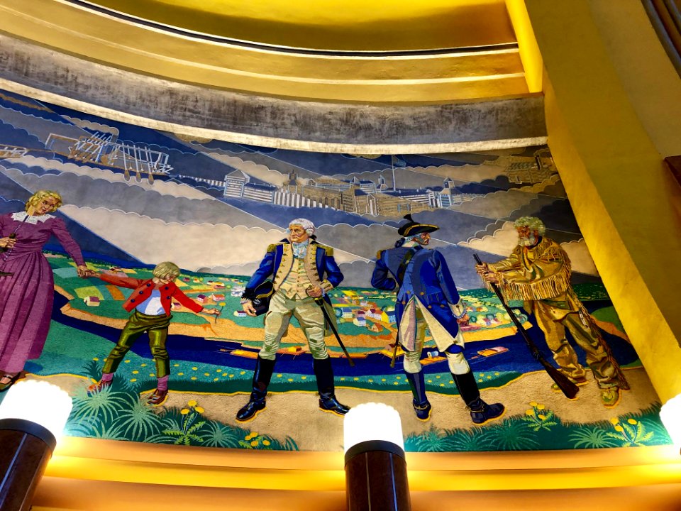 Rotunda Mosaics, Cincinnati Union Terminal, Queensgate, Ci… 