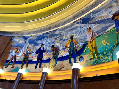 Rotunda Mosaics, Cincinnati Union Terminal, Queensgate, Ci… 