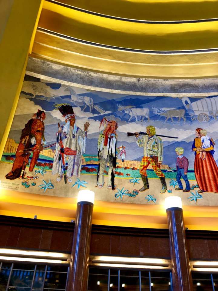 Rotunda Mosaics, Cincinnati Union Terminal, Queensgate, Ci… 