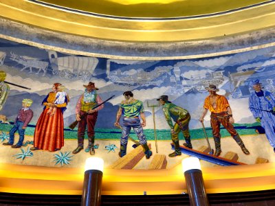 Rotunda Mosaics, Cincinnati Union Terminal, Queensgate, Ci… 