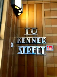 To Kenner Street Sign, Cincinnati Union Terminal, Queensga… 