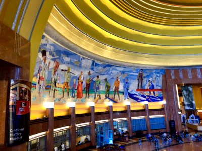 Rotunda Mosaics, Cincinnati Union Terminal, Queensgate, Ci… 