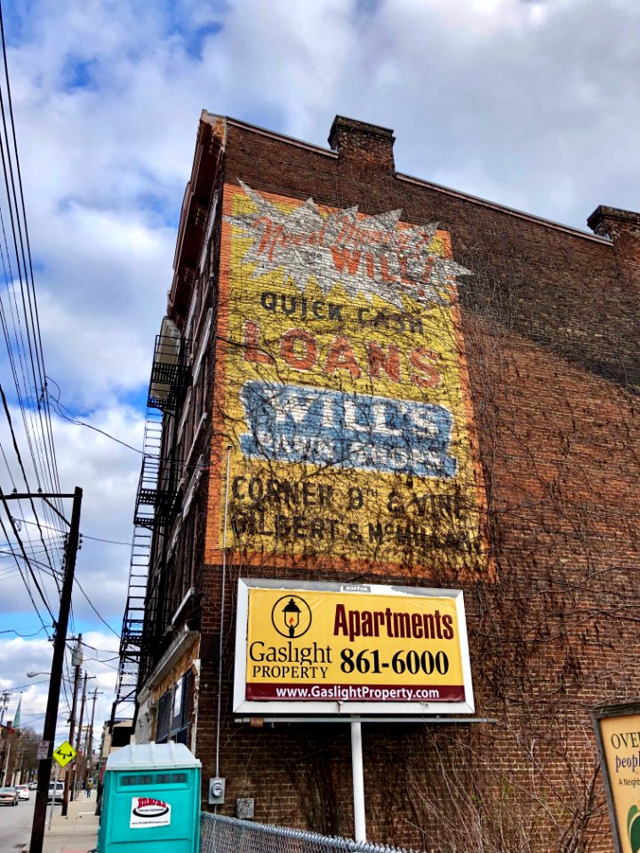 Will's Pawn Shop Ghost Sign, Over-the-Rhine, Cincinnati, O… 