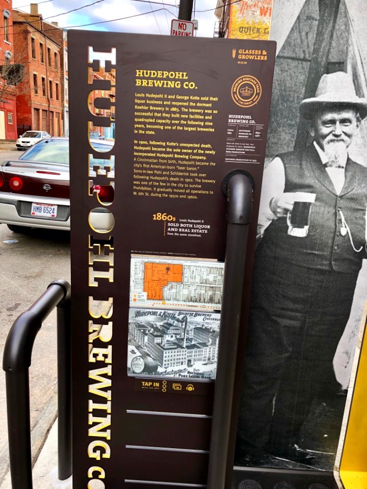 Hudepohl Brewery Historical Marker, Over-the-Rhine, Cincin… 