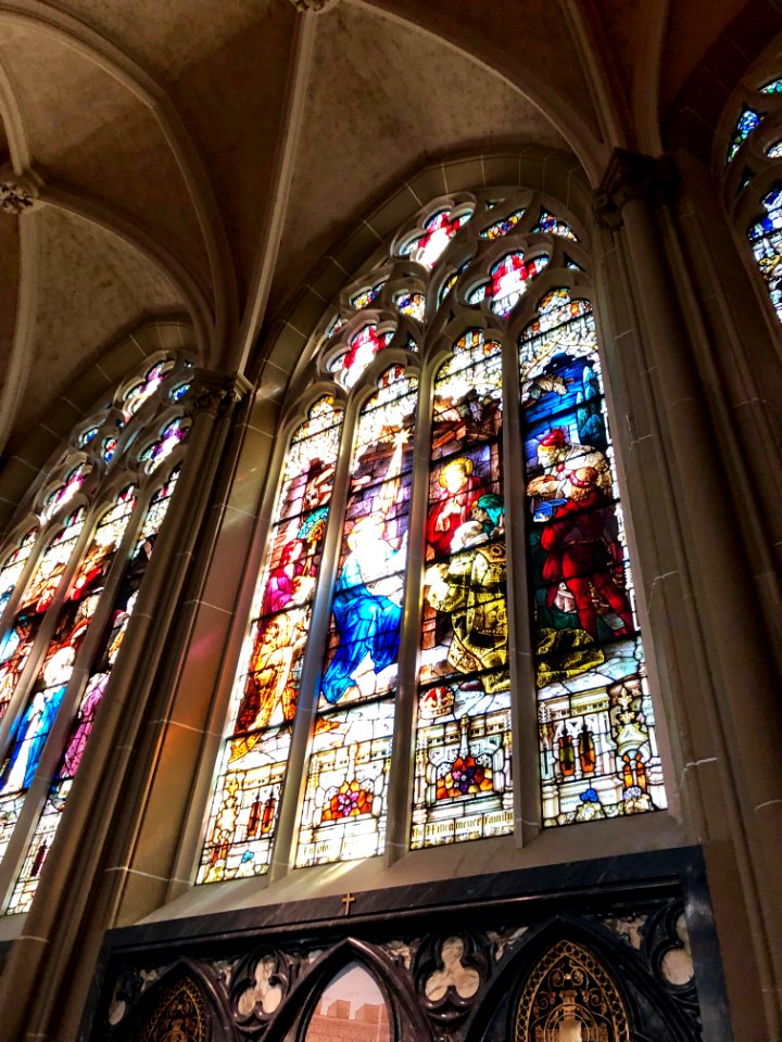 Stained Glass Windows, St. Mary's Cathedral Basilica of th… 
