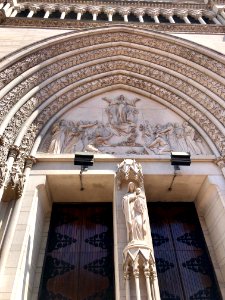 Front Entrance Detail, St. Mary's Cathedral Basilica of th… 