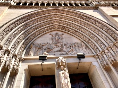 Front Entrance Detail, St. Mary's Cathedral Basilica of th… 