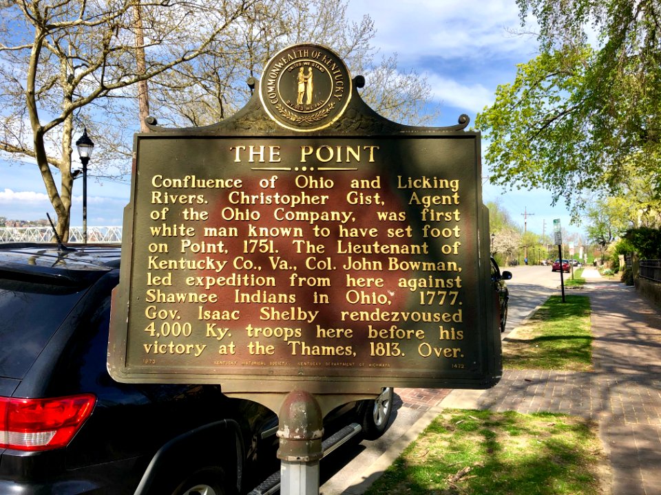 The Point Historical Marker, Licking Riverside, Covington,… 