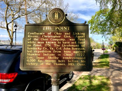 The Point Historical Marker, Licking Riverside, Covington,… 