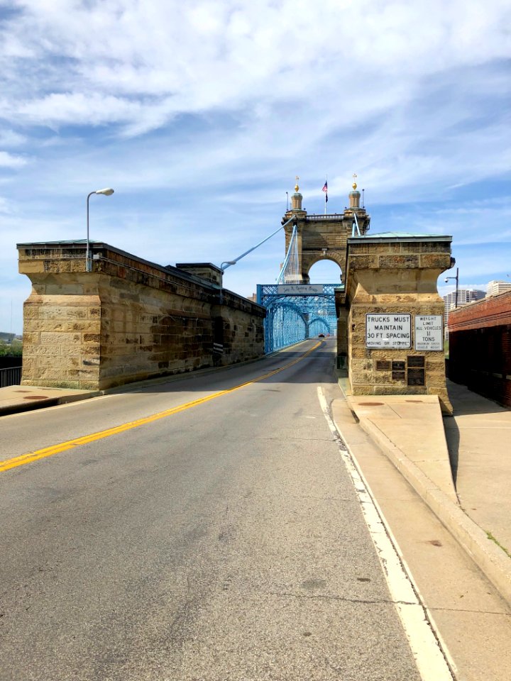 Roebling Suspension Bridge, Cincinnati, OH 
