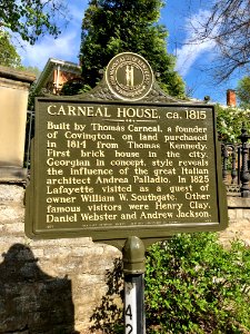 Historical Marker, Thomas Carneal House, Licking Riverside… 