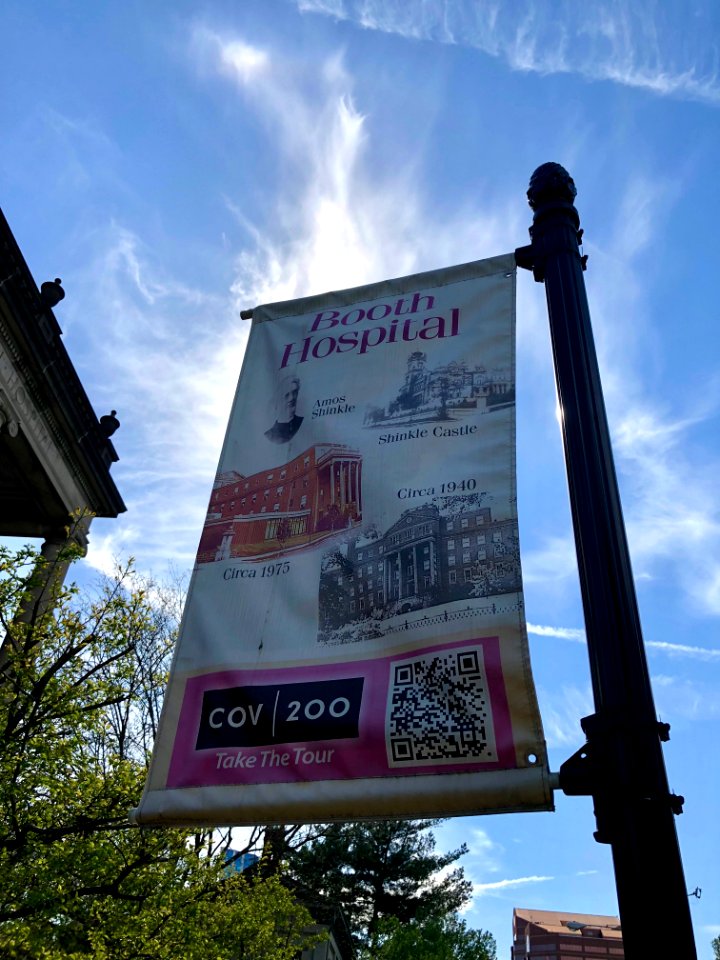 Banner, Old William Booth Memorial Hospital, Licking River… 