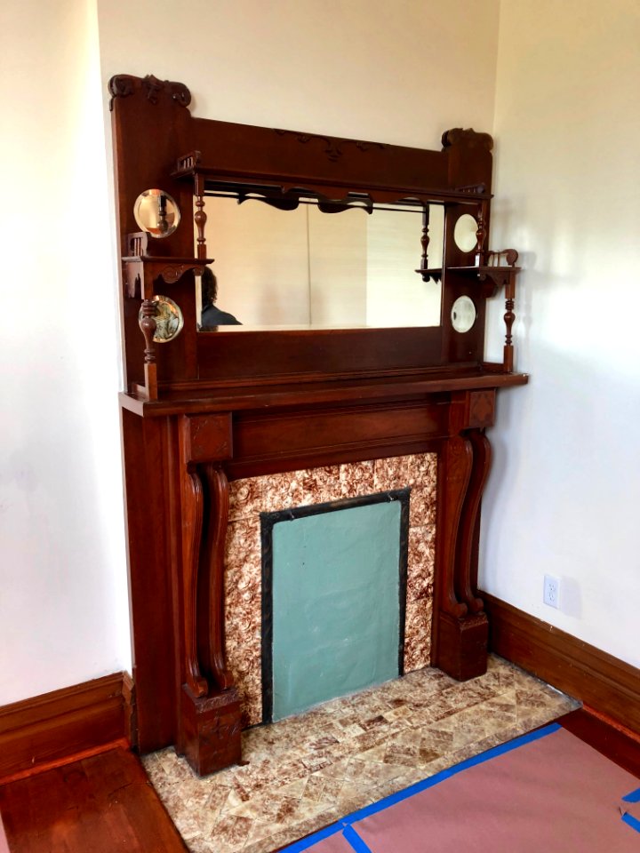 Fireplace, Metz House, Madison Road, Madisonville, Cincinn… 