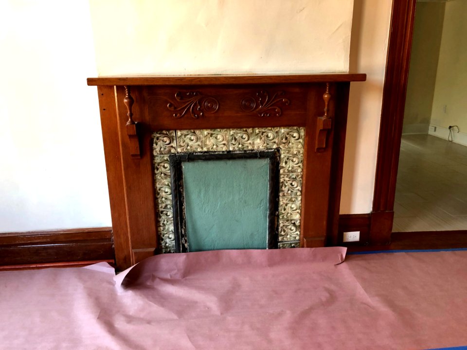 Fireplace, Metz House, Madison Road, Madisonville, Cincinn… 