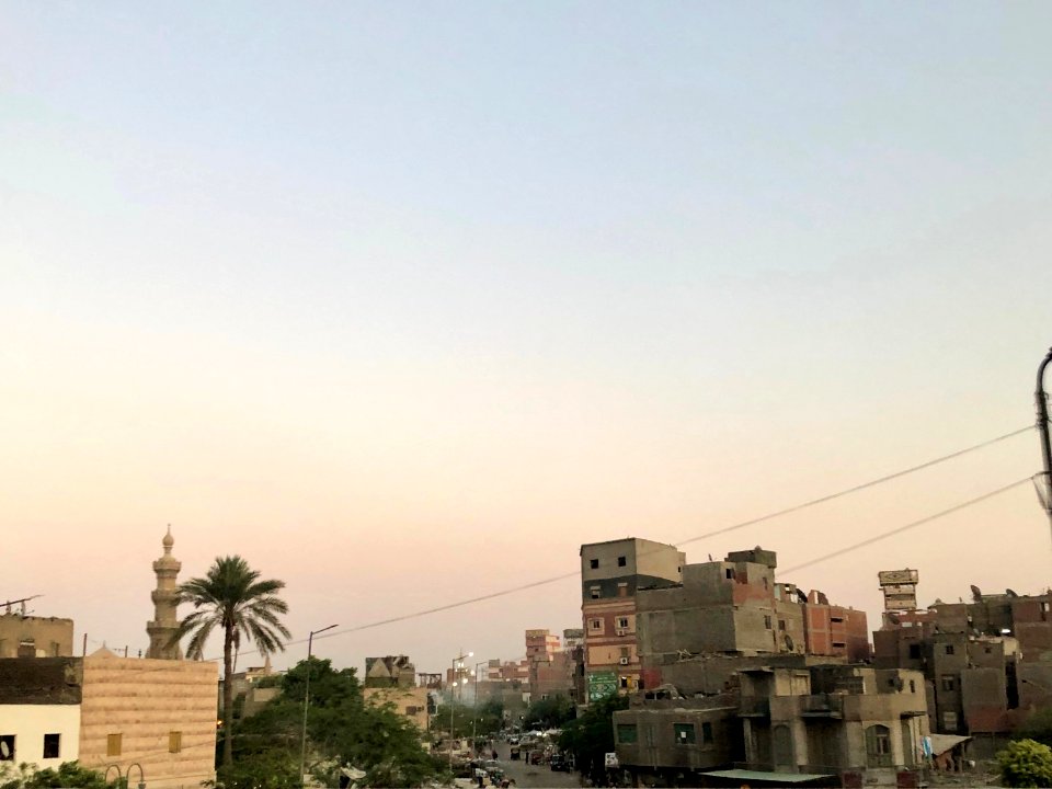 View from El Sayeda Aaeisha High Bridge, Old Cairo, al-Qāh… 