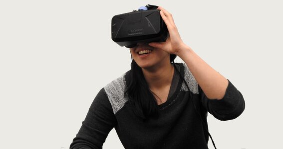 Reality virtual headset photo