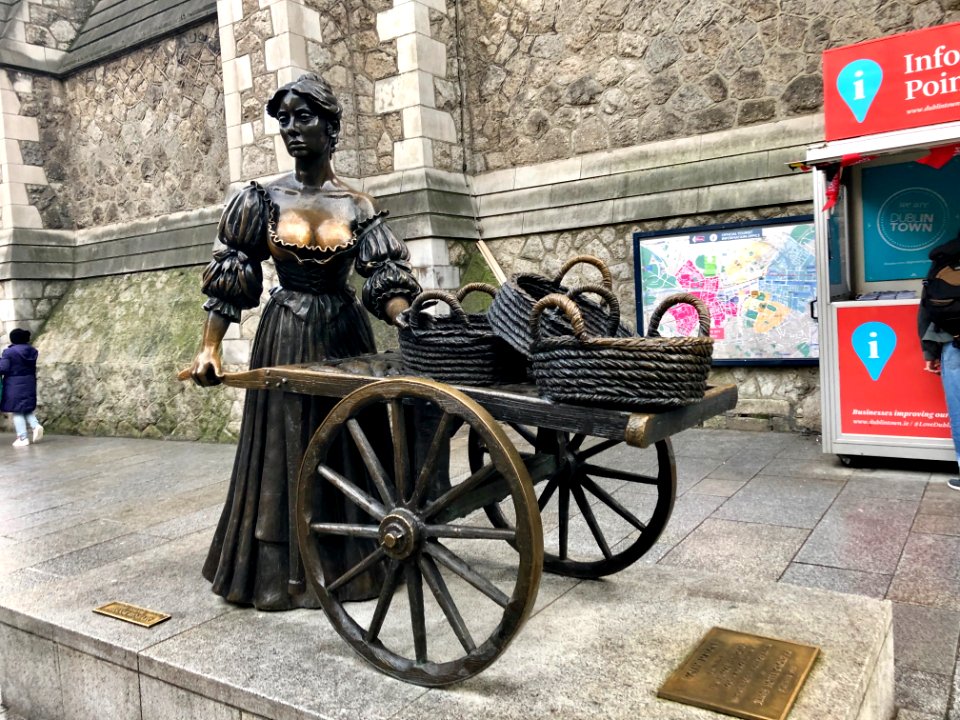 Molly Malone Statue, Dublin, Éire 