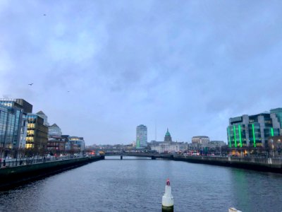 River Liffey, Dublin, Éire 