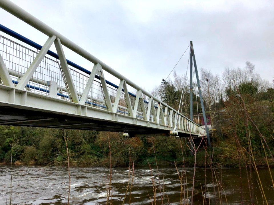 Brú na Bóinne Pedestrian Bridge, Donore, Éire 