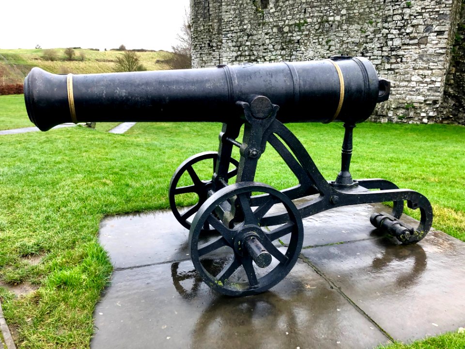 Old Cannon, Trim Castle, Baile Átha Troim, Éire 