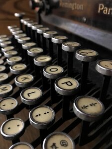 Typewriter vintage remington