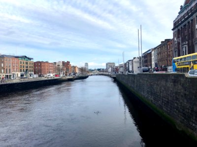 River Liffey, Dublin, Éire 