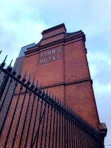 Finn's Hotel Ghost Sign, Dublin, Éire 