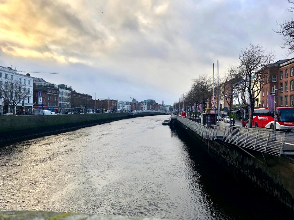 River Liffey, Dublin, Éire 