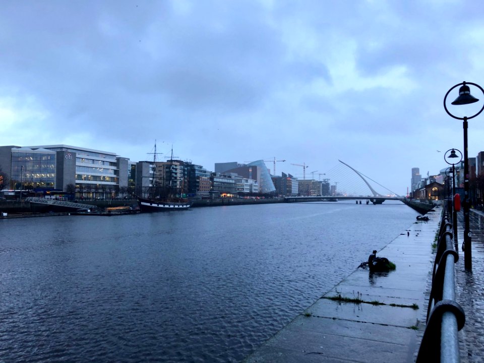 River Liffey, Dublin, Éire 