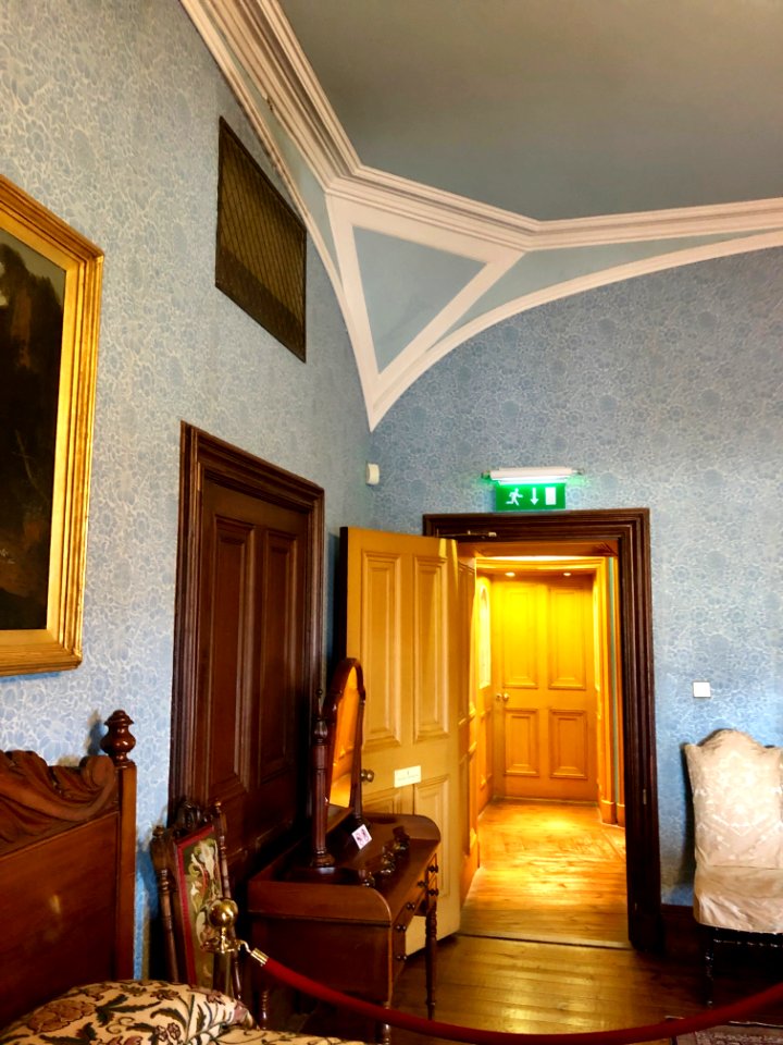 Blue Bedroom, Kilkenny Castle, Cill Chainnigh, Éire 