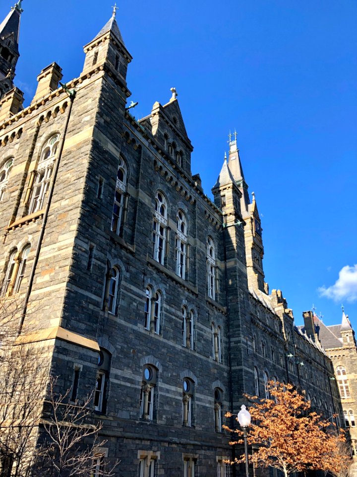 Healy Hall, Georgetown University, Georgetown, Washington,… 