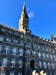 Healy Hall, Georgetown University, Georgetown, Washington,… 