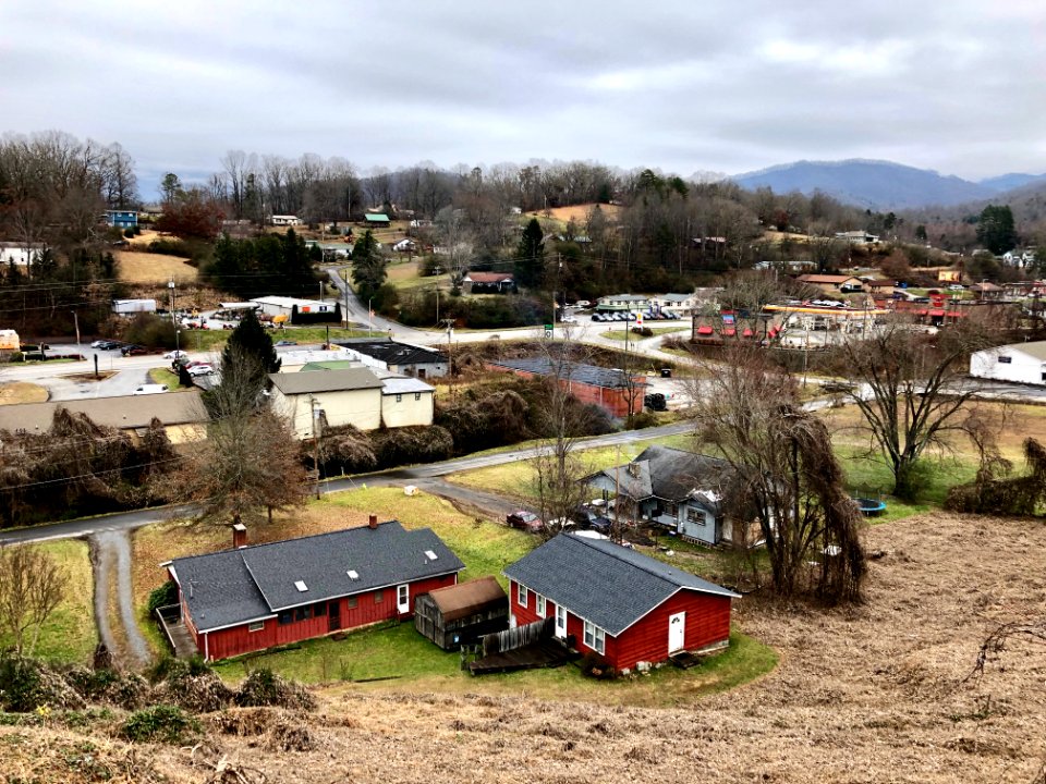 View from Sunrise Park, Sylva, NC 
